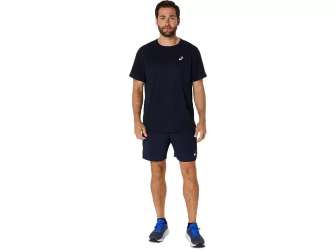 ASICS SILVER SHORT SLEEVE TOP