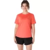ASICS SILVER SHORT SLEEVE TOP ASICS SILVER SHORT SLEEVE TOP