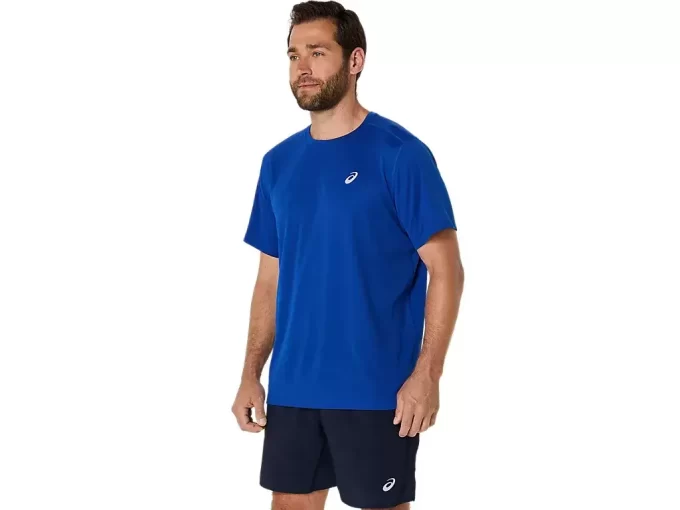 ASICS SILVER SHORT SLEEVE TOP
