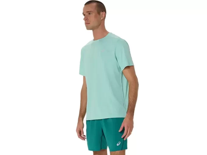 ASICS SILVER SHORT SLEEVE TOP