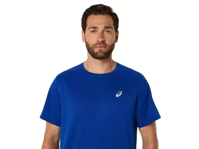 ASICS SILVER SHORT SLEEVE TOP