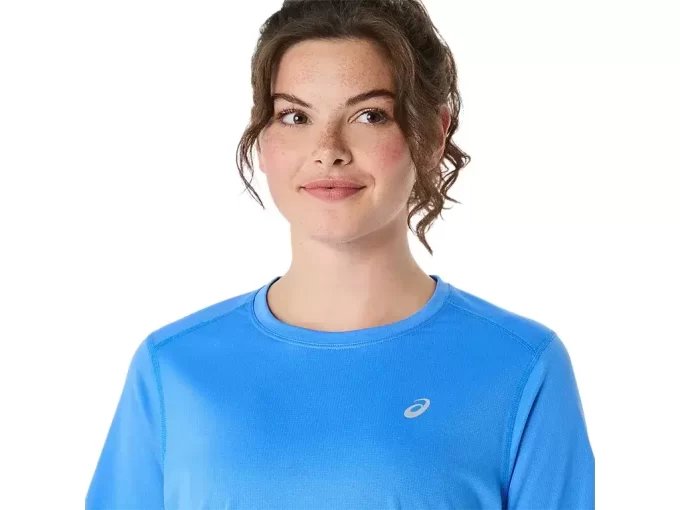 ASICS SILVER SHORT SLEEVE TOP