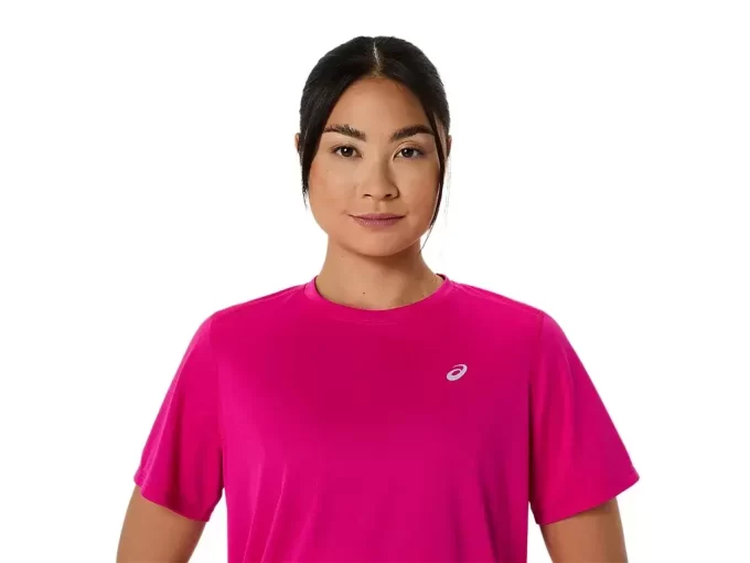 ASICS SILVER SHORT SLEEVE TOP