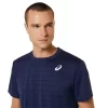 MEN’S COURT STRIPE SHORT SLEEVE TOP