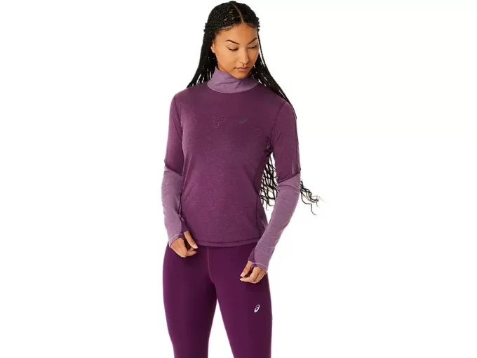 METARUN MOCK NECK LONG SLEEVE TOP