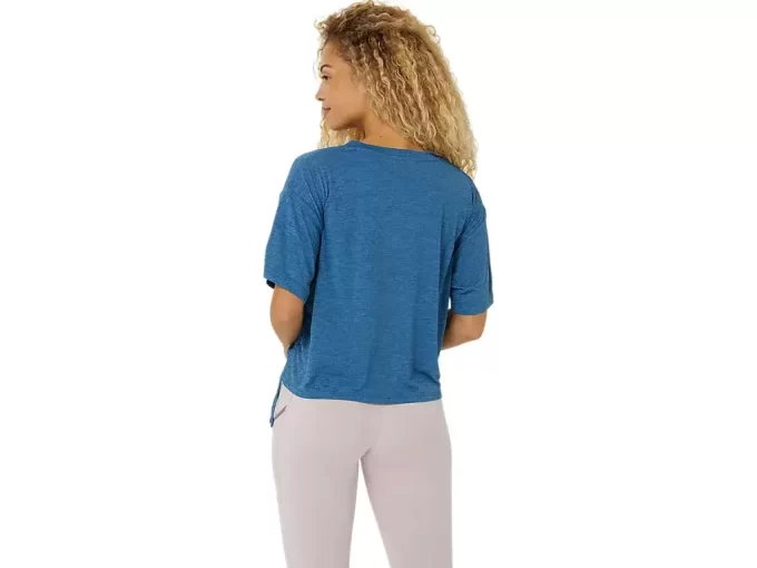 NAGINO FLEX HEATHER SHORT SLEEVE TOP NAGINO FLEX HEATHER SHORT SLEEVE TOP