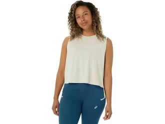 NAGINO FLEX HEATHER SLEEVELESS TOP