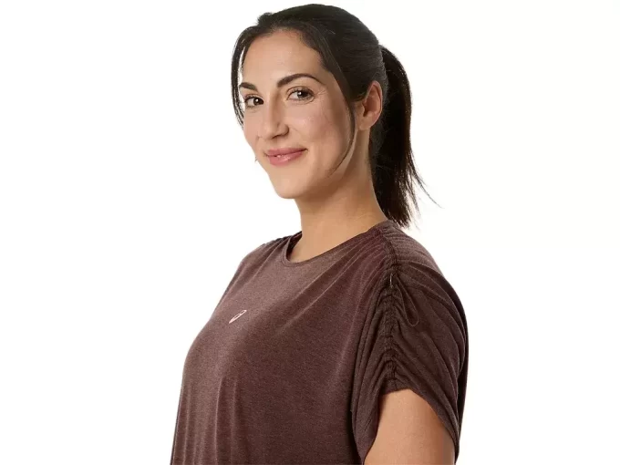 NAGINO RUN ADJUSTABLE SHORT SLEEVE TOP