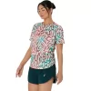 ROAD ALL OVER PRINT SHORT SLEEVE TOP