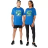 UNISEX ASICS RUN OUTSIDE CLUB SHORT SLEEVE TEE UNISEX ASICS RUN OUTSIDE CLUB SHORT SLEEVE TEE