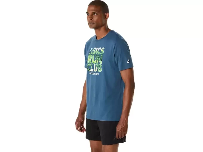 UNISEX ASICS RUN OUTSIDE CLUB SHORT SLEEVE TEE
