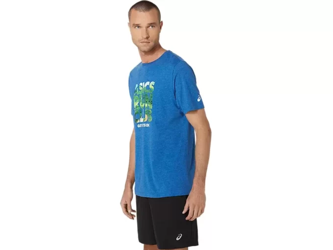 UNISEX ASICS RUN OUTSIDE CLUB SHORT SLEEVE TEE UNISEX ASICS RUN OUTSIDE CLUB SHORT SLEEVE TEE