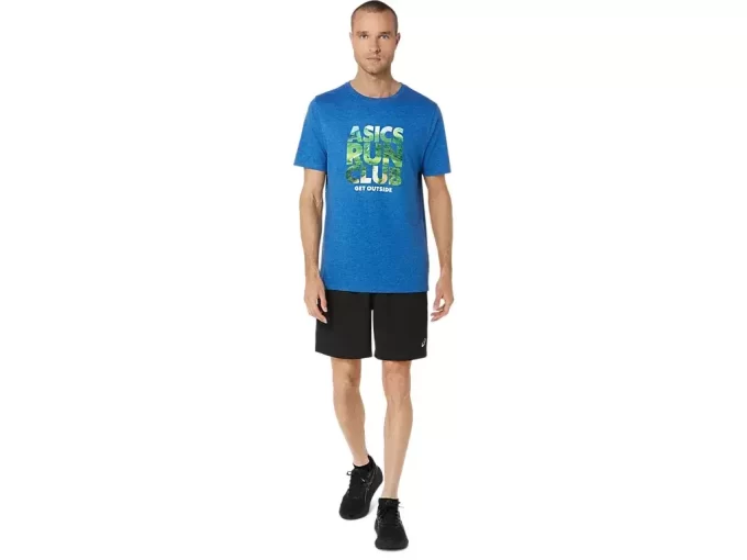 UNISEX ASICS RUN OUTSIDE CLUB SHORT SLEEVE TEE UNISEX ASICS RUN OUTSIDE CLUB SHORT SLEEVE TEE