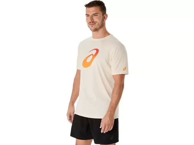 UNISEX SHORT SLEEVE GRADIENT SPIRAL LOGO TEE