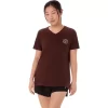 WOMEN’S ASICS NATURE V-NECK SHORT SLEEVE TEE