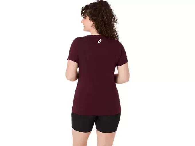 WOMEN’S ASICS STRIPES V-NECK WOMEN’S ASICS STRIPES V-NECK