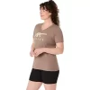WOMEN’S ASICS STRIPES V-NECK
