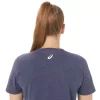 WOMEN’S ASICS STRIPES V-NECK