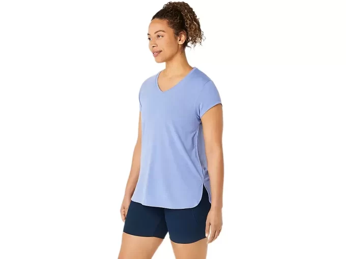 WOMEN’S HEATHER VNECK TOP