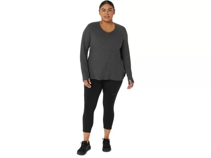 WOMEN’S LONG SLEEVE HEATHER TOP