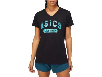 WOMEN’S SHORT SLEEVE EST 1977 V-NECK TEE